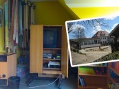 In der Grundschule Gehrde müssen bis unters Dach alle Ecken und Winkel genutzt werden, um mit der räumlichen Enge klar zu kommen.