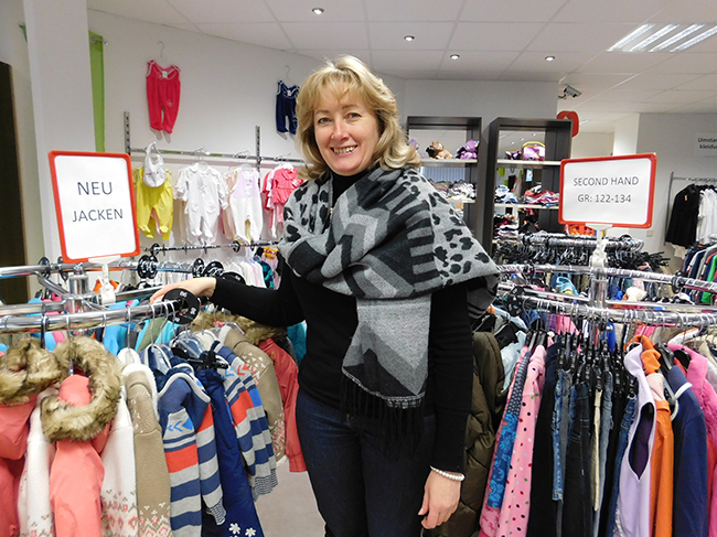 Tatjana Thünemann bereicherte Ankum mit einem Laden für neue und second Hand Kinderkleidung.