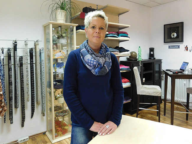 Jutta Rickers bietet in ihrer Boutique Feines für stylische Frauen bis zur Übergröße.