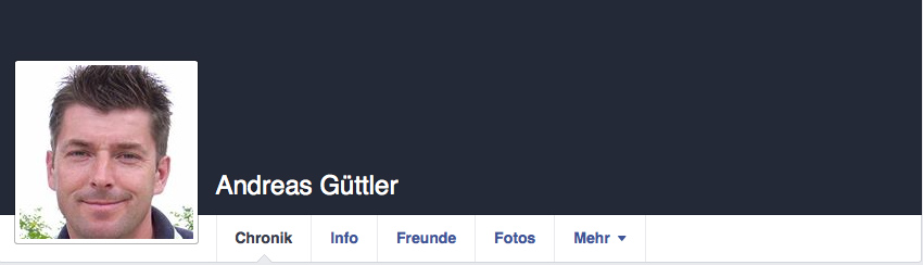 Hier ein Screenshot von Andreas Güttlers Facebook-Seite.