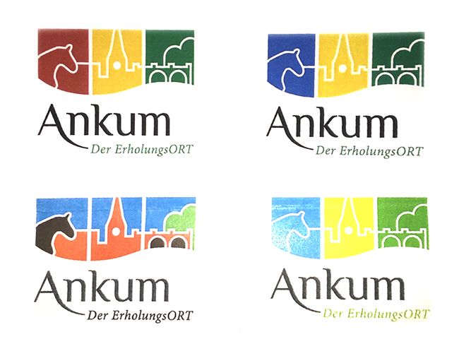 Das sind die vier Logo-Variationen des Medienparks Ankum, mit denen sich die Ausschussmitglieder befassen werden.