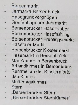 Ein neuer Name für die Kirmes? Im Dezember wurde dazu aufgerufen, Vorschläge für einen neuen Namen einzureichen. Hier die Ergebnisse.