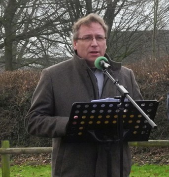 Samtgemeindebürgermeister Dr. Horst Baier hielt eine Grußwort-Rede.