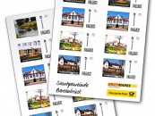 Das Samtgemeinde-Rathaus und die Hase zieren die neuen Briefmarken der Samtgemeinde Bersenbrück.