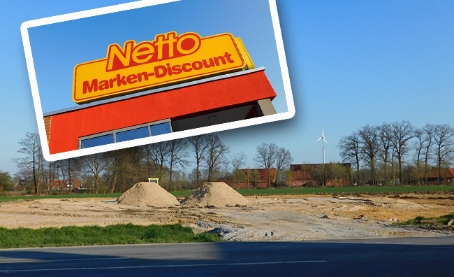 Die Vorbereitungen für den Bau des Kettenkamper Netto-Marktes auf diesem Grundstück laufen bereits. Er soll im Herbst eröffnet werden.