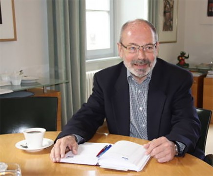 Claus Peter Poppe, Bürgermeister der Samtgemeinde Quakenbrück. Screenshot: www.artland.de