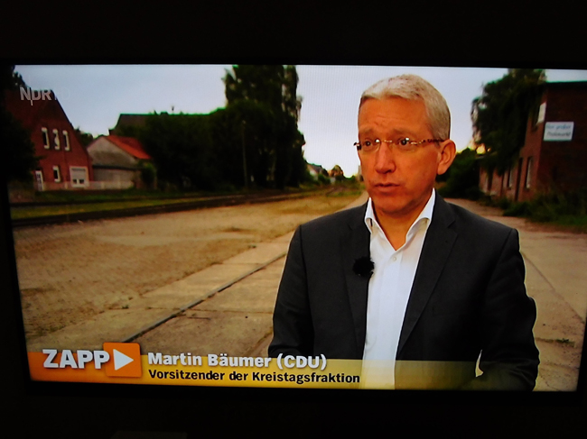Die CDU Ankum brachte den Stein ins Rollen. Vor der Kamera stand am Bahnhof in Ankum kein Ankumer CDU-Mann, sondern der Kreistagsabgeordnete Bäumer.