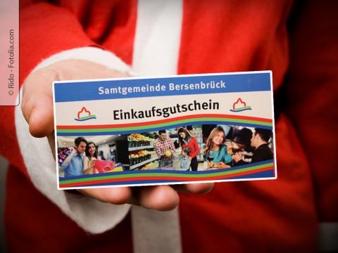 Ab 5 €, Summe nach oben offen: Den Gutschein gibt’s per Online-Bestellung oder in den Tourist-Informationen Ankum und Bersenbrück.