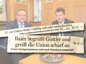Ein „Aufhänger“ – die Wahl von Andreas Güttler (rechts) zum Ersten Samtgemeinderat –, zwei Pressemitteilungen. Foto Horst Baier und Andreas Güttler: Samtgemeinde.